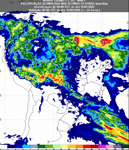 93 horas - Inmet