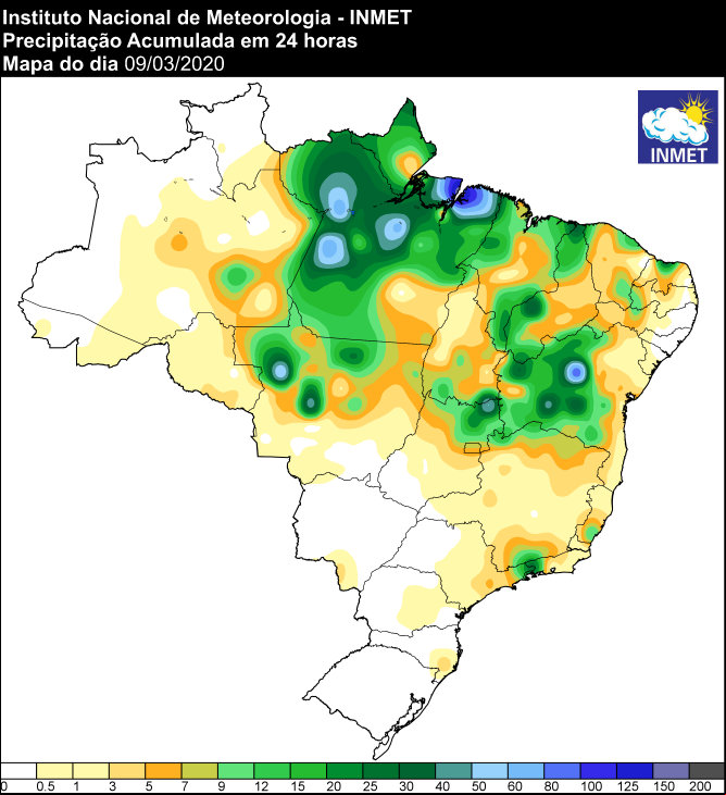 24 horas - Inmet - 10/03