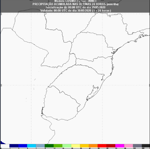 174 horas - Inmet - 2905
