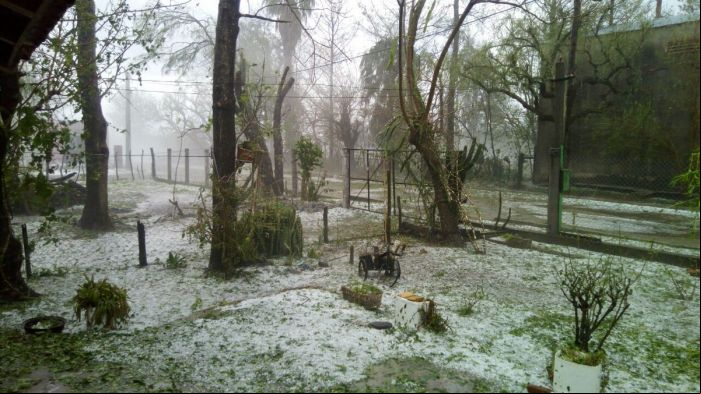 Granizo em Tucumán, Argentina